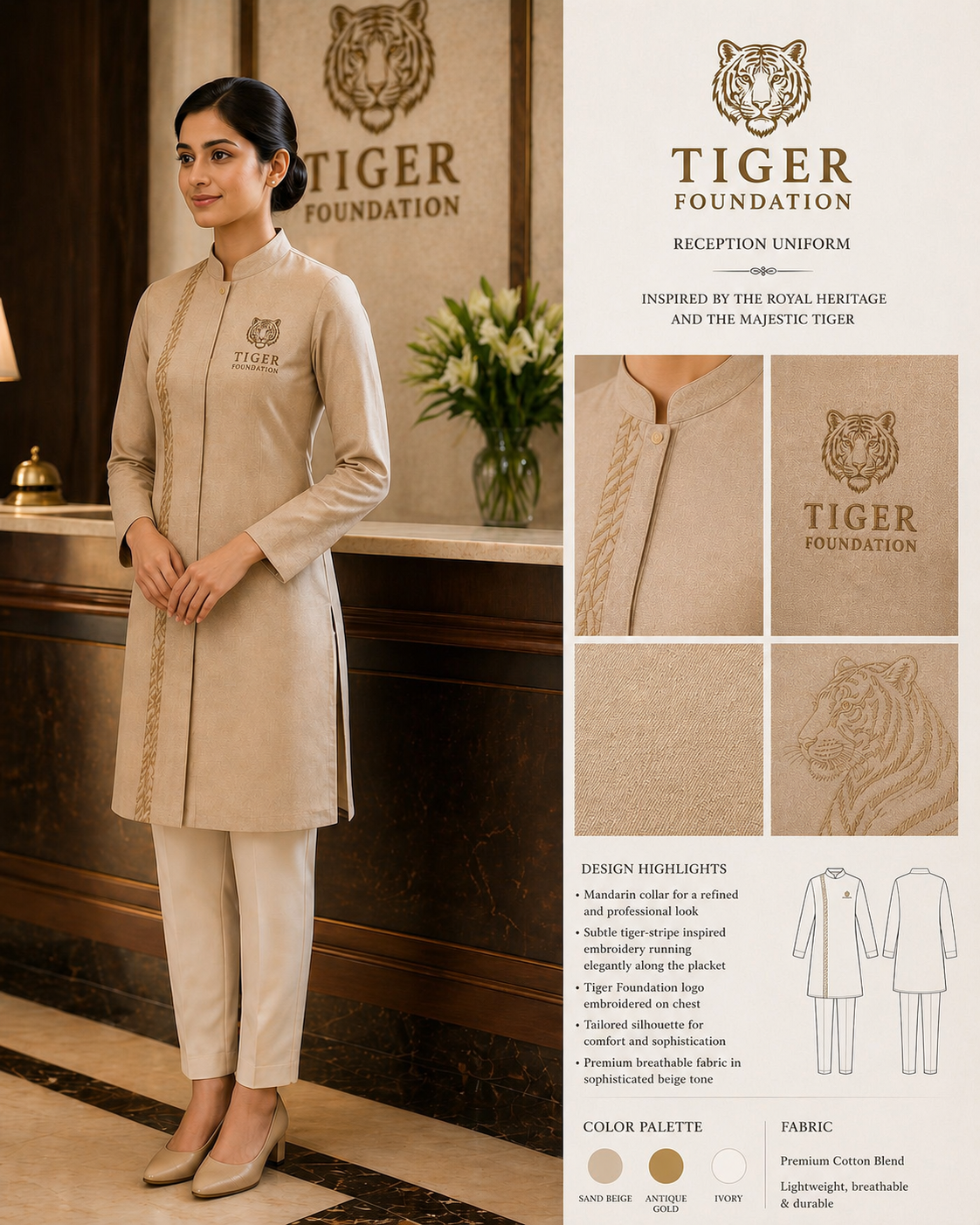 Hotel Vanya Vilas Reception Uniform